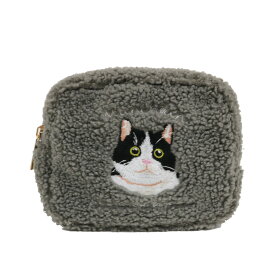 【在庫残りわずか】 化粧ポーチ 大容量 大きめ 自立 コスメボックス 持ち運び 持ち歩き 小さめ ポーチ 小物入れ ミニポーチ コンパクト ブランド 可愛い ボア 柄 チェック ふわふわ トラベル かわいい 犬 猫 ペット おしゃれ 旅行 収納 プレゼント ギフト tdm