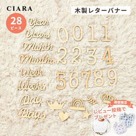 【レビューでスタイGET!】 木製バナー 撮影グッズ レターバナー 木製 月齢 百日祝い 誕生日 マンスリーフォト 赤ちゃん 1か月 写真 記念 グッズ ベビー 撮影 インテリア セット 英語 数字 文字 おしゃれ かわいい プレゼント ギフト tdm 夏