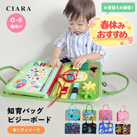 【最大300円オフクーポン】 ビジーボード モンテッソーリ 知育バッグ 教材 教具 知育玩具 パズル 知育パズル おもちゃ 子供 赤ちゃん 0歳 スイッチ 壁掛け 知育ボード 車の中 1歳 2歳 3歳 4歳 5歳 知育おもちゃ キッズ ベビー 子ども こども プレゼント ギフト td 春