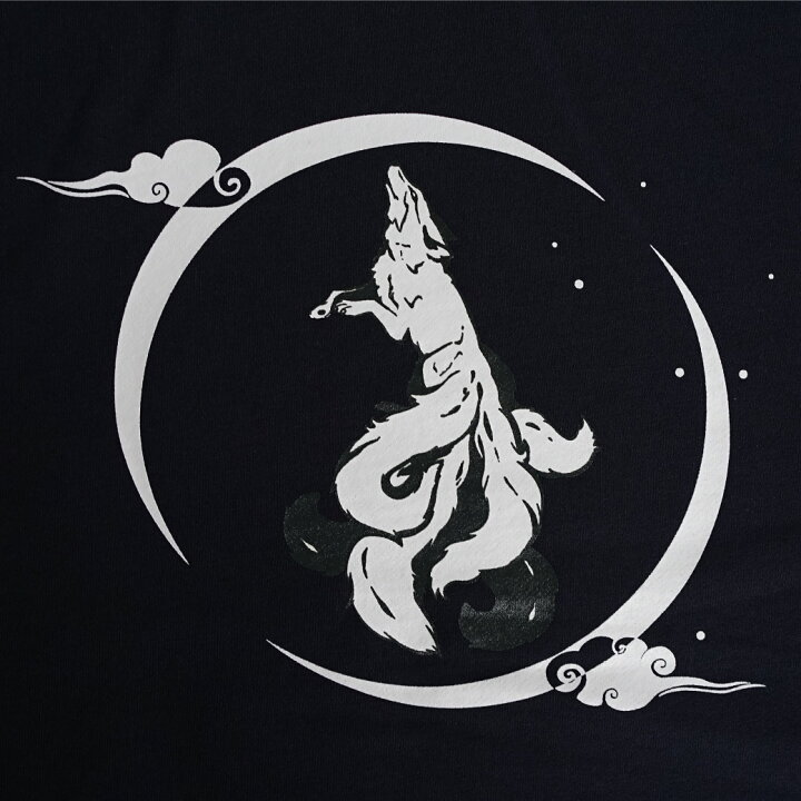 楽天市場 和柄 トレーナー 六尾天狼 長袖 Sサイズ Xlサイズ メンズ レディース ユニセックス ネスノ 秋服 秋 冬服 冬 ブランド プリントtシャツ オリジナル ギフト ティーシャツ 模様 イラスト 和風 和柄tシャツ ｎｅｓｎｏｏ