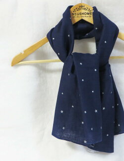 【ダブルガーゼ】ふわふわ星のダブルガーゼ(13色)【手芸手作りダブルガーゼスタイハンカチ】【商用利用可】