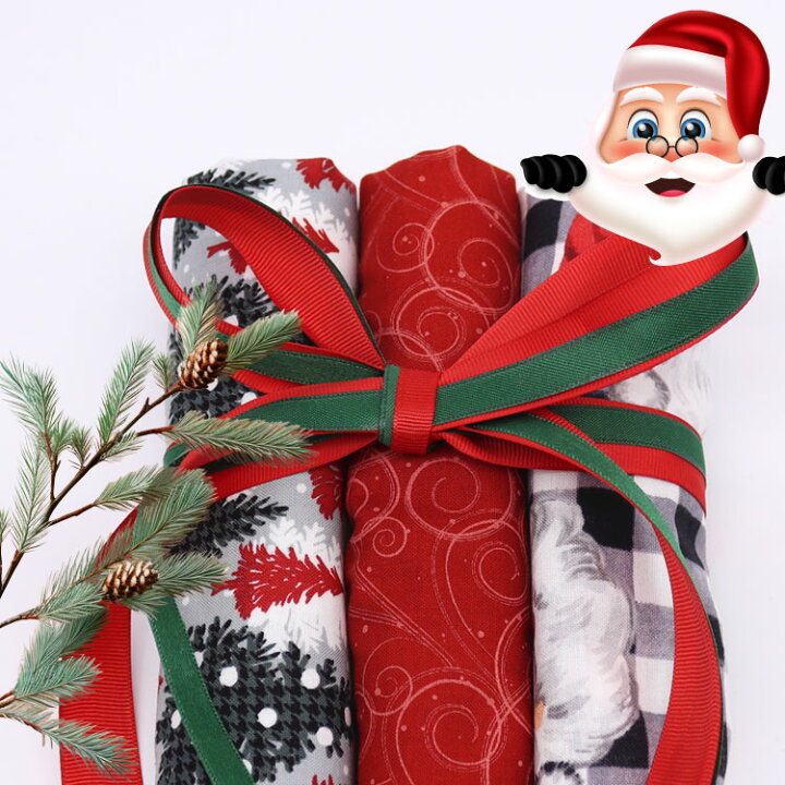 楽天市場】( メール便 送料無料 )( はぎれセット ) Merry Santa 