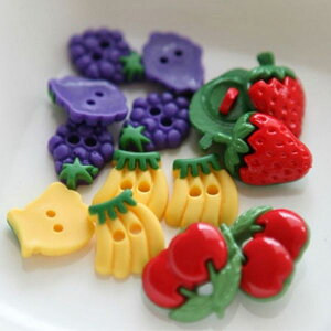 ( ボタン ) Fruit Store ボタン(2個)【 商用利用可 】