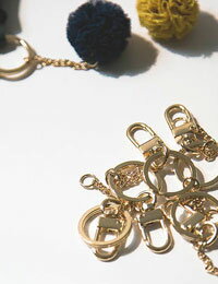 【チャーム】Gold_Key_Ring