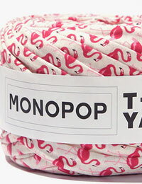 【Tシャツヤーン】フラミンゴアイボリー(FLAMINGO_IVORY)モノポップMONOPOPTシャツヤーン