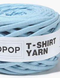 【Tシャツヤーン】スカイブルー(SKY_BLUE_MUji)モノポップMONOPOPTシャツヤーン