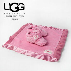 レビューでクーポン★アグ ベビーシューズ ブランケット UGG I BIXBEE AND LOVEY 1094823I 0/1 2/3 4/5 Bubble Gum ギフトセット ピンク 赤ちゃん 贈り物 お祝い【ラッピングOK/プレゼントに!!】
