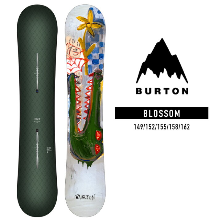 [日本正規品]スノーボード 板 ボード バートン ブロッサム キャンバー 2024 BURTON BLOSSOM Camber スノボー  23-24 ユニセックス 男女兼用 予約