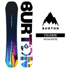 [日本正規品]スノーボード 板 ボード バートン フィールグッド キャンバー 2024 BURTON WOMEN'S FEELGOOD Camber スノボー 23-24 女性 レディース ウーマンズ