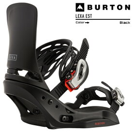 レビューでクーポン★[旧品・即日発送OK] [日本正規品] スノーボード ビンディング バートン レクサEST 2024 BURTON WOMEN'S LEXA EST Black The Channel専用 バインディング スノボー 23-24 女性 レディース ウーマンズ