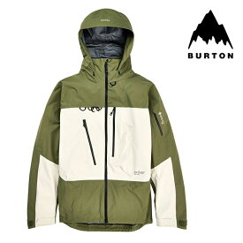 [日本正規品]スノーボード ウェア バートン ジャケット 2024 BURTON MEN'S [AK] AK457 JAPAN GUIDE GORE-TEX PRO 3L JACKET Wolf/Bleached Bone メンズ 男性 ゴアテックス スノボー 23-24 日本正規品