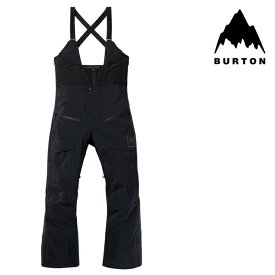 [日本正規品]スノーボード ウェア バートン パンツ 2024 BURTON MEN'S [AK] TUSK GORE-TEX PRO 3L HI-TOP BIB PANTS True Black メンズ 男性 ゴアテックス ビブパンツ スノボー 23-24 日本正規品