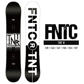 [日本正規品]スノーボード 板 ボード エフエヌティーシー 2024 FNTC TNT R Black White ブラックホワイト 黒白 ティーエヌティーアール グラトリ TNTR ファナティック FANATIC スノボー 23-24 男性 メンズ