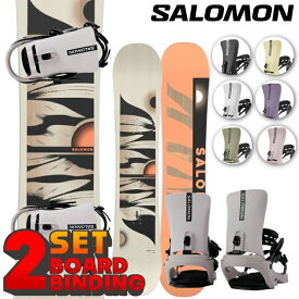 ［今だけ取付無料!!]サロモン ボード × ビンディング 2点セット 2024 SALOMON REFLECT WOMEN × RHYTHM リフレクトウーマン リズム 2点SET バインディング スノーボード ビンディング 板 ボード スノボー 女性 レディース ウーマンズ 初心者 ビギナー[日本正規品]