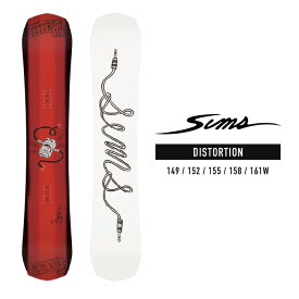 [日本正規品]スノーボード 板 ボード シムス ディストーション 2024 SIMS DISTORTION スノボー 23-24 男性 メンズ