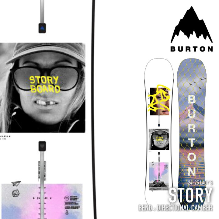 楽天市場】[日本正規品] スノーボード 板 バートン 2025 BURTON STORY 