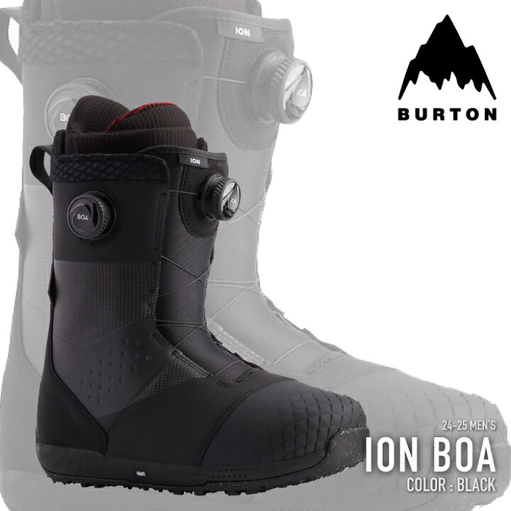 楽天市場】スノーボード ブーツ バートン 2025 BURTON ION BOA Black  