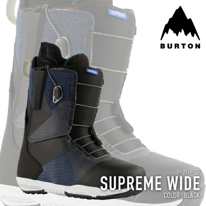 楽天市場】スノーボード ブーツ バートン BURTON SUPREME WIDE Black 
