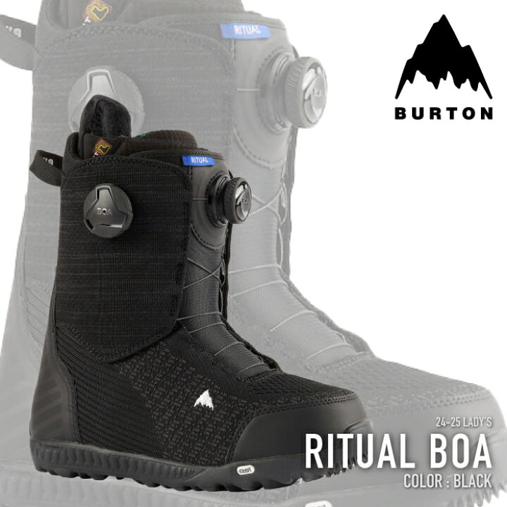 スノーボード ブーツ 愛らしい バートン BURTON MOTO BOA WIDE Black  