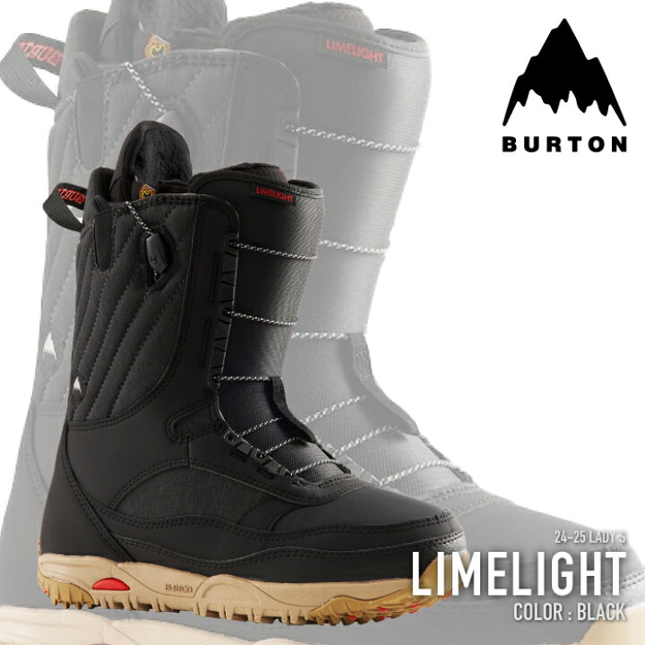 楽天市場】スノーボード ブーツ バートン 2025 BURTON LIMELIGHT Black 