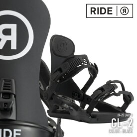 レビューでクーポン★[日本正規品] スノーボード バインディング ビンディング ライド 2025 RIDE CL-2 Black ブラック レディース 24-25