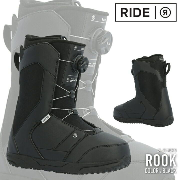 楽天市場】スノーボード ブーツ ライド 2025 RIDE ROOK Black ルーク  