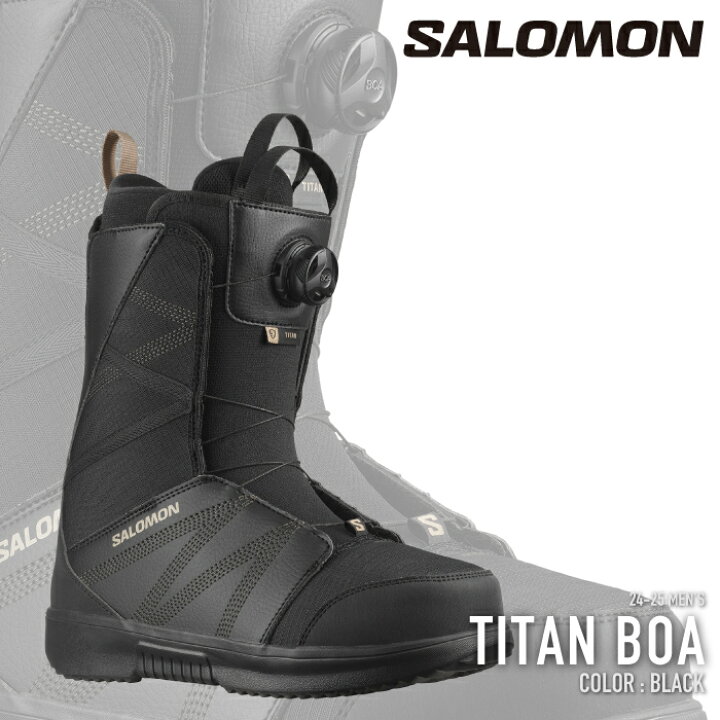 楽天市場】スノーボード ブーツ サロモン 2025 SALOMON TITAN BOA 