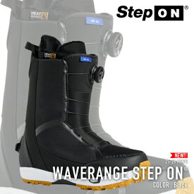 レビューでクーポン★[日本正規品] スノーボード ブーツ バートン BURTON MEN'S WAVERANGE STEP ON WIDE Black ウェーブレンジ ステップオン メンズ 25-26
