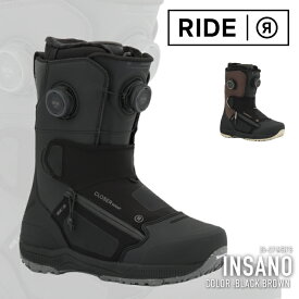 レビューでクーポン★[日本正規品] スノーボード ブーツ ライド RIDE INSANO Black|Brown インサノ メンズ 26-27