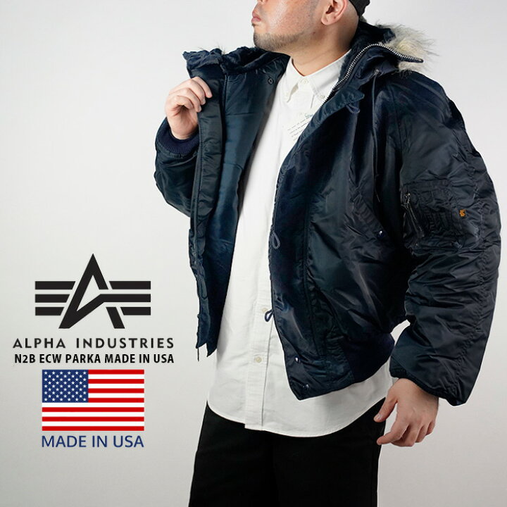 楽天市場】アルファ フライトジャケット Alpha N-2B ECW PARKA MADE IN 