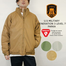 レビューでクーポン★ブルックリンアームドフォース BAF ECWCS GEN3 GENERATION 3 LEVEL 7 PARKA Olive Drab Foliage Coyote Brown ハッピースーツ HAPPY SUIT プリマロフト ミリタリージャケット 軍物 中綿 アウター 防寒 アウター 秋冬 ユニセックス