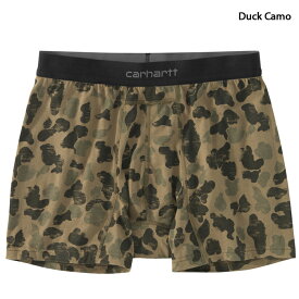 カーハート 下着 トランクスタイプ 2枚セット CARHARTT 5 BASIC BOXER BRIEF PRINTED 2PACK MBB124P Duck Camo Super Dux メンズ 男性 2枚 ボクサーブリーフ ボクサーパンツ