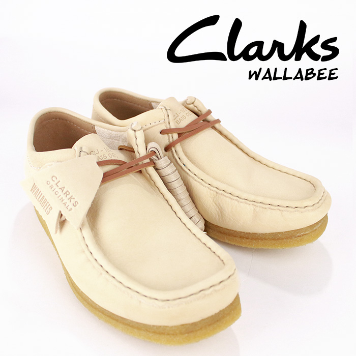 新品即決 クラークス オリジナルズ Clarks Originals ブーツ ワラビー レディース WALLABEE ホワイト 白 26166299 