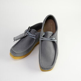 クラークス ワラビー ブーツ CLARKS ORIGINALS WALLABEE 26165991 Grey グレー スエード 【USサイズ】 ブーツ カジュアル シューズ メンズ 男性