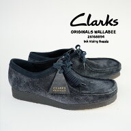 レビューでクーポン★クラークス ワラビー ブーツ CLARKS ORIGINALS WALLABEE 26168854 Ink Hairy Suede …