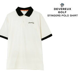 レビューでクーポン★デヴァローゴルフ ポロシャツ Devereux Golf STINGERS POLO SHIRT スティンガーポロシャツ サソリ 蠍 ゴルフ ゴルフウェア 半袖 メンズ 男性