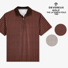レビューでクーポン★デヴァローゴルフ ポロシャツ Devereux Golf THE LA QUINTA POLO 1008 ラキンタ ポロシャツ ゴルフ ゴルフウェア 半袖 メンズ 男性