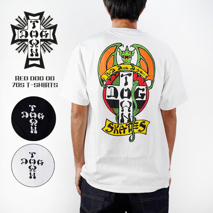 楽天市場】レビューでクーポン☆ドッグタウン Tシャツ DOGTOWN RED DOG 