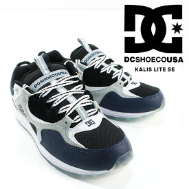 [残りわずか/11.5inchのみ]ディーシー スニーカー 靴 DC Shoe KALIS LITE SE Blue Black Grey SHOE XBKS SHOES ADYS100382 カリスライト SE スケシュー スケートボード スケボー ダッドシューズ ダッドスニーカー メンズ 男性