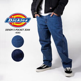 レビューでクーポン★ディッキーズ ストレートデニム Dickies DENIM 5-POCKET JEAN 9393 Rigid リジッド Rinsed Indigo Blue Stone Washed Indigo Blue リンス インディゴブルー ストーンウォッシュ ジーンズ ワークパンツ ス作業着 仕事着 パンツ リラックス メンズ 男性