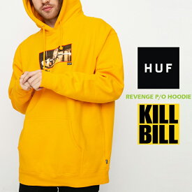 ハフ パーカー HUF REVENGE P/O HOODIEE PF00405 Yellow プルオーバー フーディー キルビル ジャンプスーツ ザ・ブライド ユマサーマン タランティーノ ハフ スケート SB スケートボード メンズ 男性 sale セール