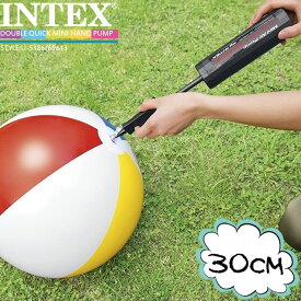 インテックス 空気入れ INTEX ダブルクイックミニハンドポンプ U-5186 69613 30cm