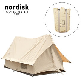 ノルディスク 2人用テント NORDISK YDUN TECH MINI TENT 148051 SAND ユドゥン ミニ テント テクニカルコットン サンド ソロキャン デュオ ラグジュアリー キャンプ 簡単設営 防風 防水 アウトドア レジャー