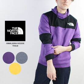 ノースフェイス フーディー パーカー THE NORTH FACE HIMALAYAN HOODIE T93L6I Grey Yellow Purple プルオーバー スウェット フード ロゴ パーカー 秋冬 メンズ 男性