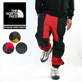 [残りわずか/Sサイズのみ]ノースフェイス パンツ THE NORTH FACE 94 RAGE RAIN PANT NF0A3MJA Red Yellow Grey レインパンツ 秋冬 メンズ 男性 スキー スノーボード オーバーパンツ