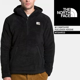 ノースフェイス ジャケット フリース THE NORTH FACE CAMPSHIRE PULLOVER HOODIE NF0A4R5D Black キャンプシャイア プルオーバーフーディー ハーフジップ シェルパフリース パーカー 大きいサイズ 秋冬 メンズ 男性