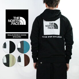 ノースフェイス フーディー パーカー THE NORTH FACE RAGLAN REDBOX HOODIE NF0A2ZWU Harbor Blue Gravel Dark Oak Tnf Black White プルオーバー スウェット 秋冬 メンズ 男性 アウトドア