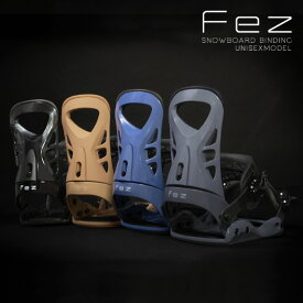 レビューでクーポン★2024年ニューモデル ビンディング スノーボード FEZ BINDING All Black オールブラック 黒 Midnight Grey ミッドナイトグレー 青 スノボ 軽量 ビギナー エントリーモデル モデルチェンジ ニューストラップ