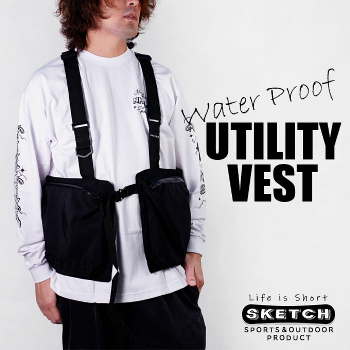楽天市場】レビューでクーポン☆防水ベスト sketch WATER PROOF LONG 