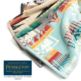 ペンドルトン タオル PENDLETON JACQUARD HAND TOWELS XB219 ネイティブ柄 ジャガードハンドタオル タオル アウトドア キャンプ 誕生日プレゼント ラッピング sale セール